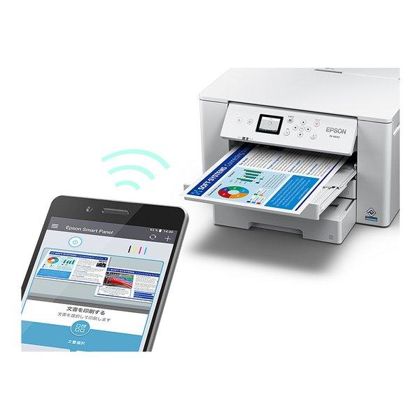 EPSON エプソン ビジネスプリンター A3インクジェット カラー/高速プリント/コンパクト/ホワイト PX-S6010(2620857)の画像