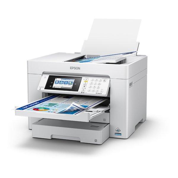EPSON エプソン ビジネスプリンター A3インクジェット複合機 カラー/2段カセット/ホワイト PX-M6011F(2502544)の画像
