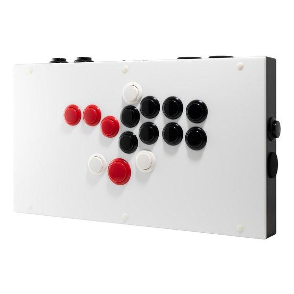 FIGHTBOX（ファイトボックス）B10-PC-W FightBox B10 All Button Leverless Arcade Game Controller for