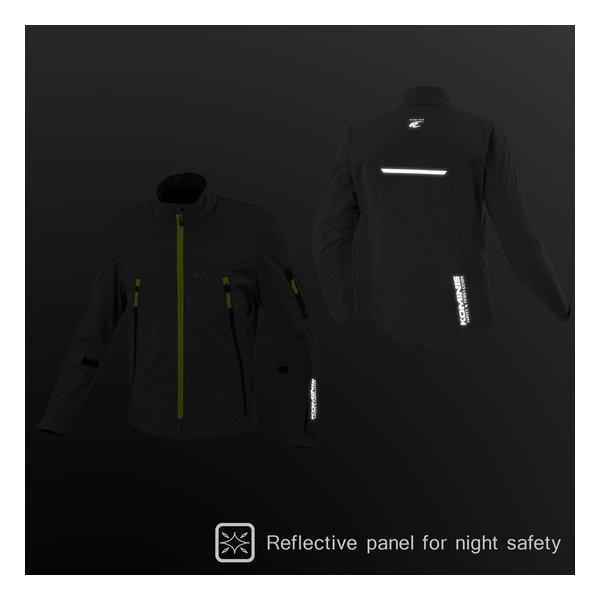 KOMINE コミネ プロテクトソフトシェルサーマルジャケット トゥオーノ ライトグレーブラック/L JK-628/LIGHT GREY BLACK/L(2622012)_8