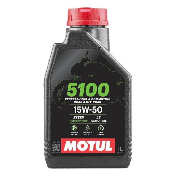 MOTUL（モチュール） バイク用エンジンオイル 5100 4T 15W-50/1L 5100