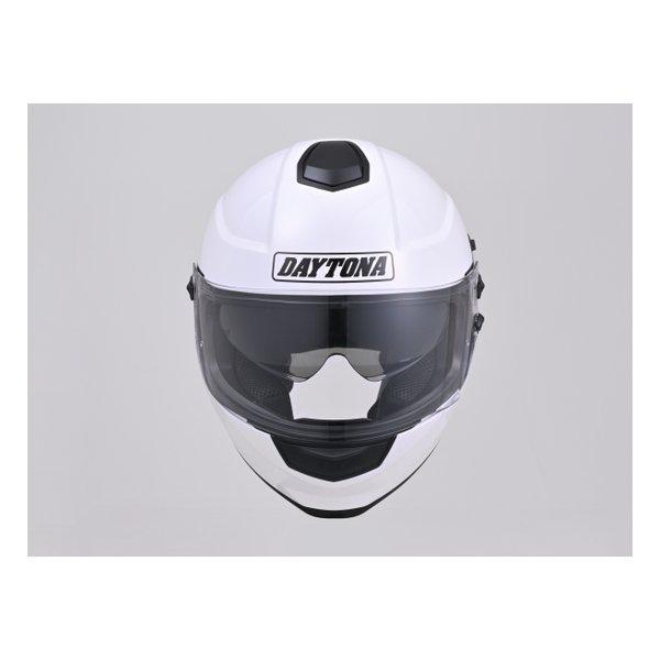 DAYTONA デイトナ バイク用 フルフェイスヘルメット DN-002CP ホワイト/Mサイズ 46489(2623848)