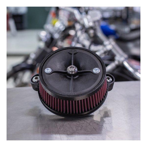 S&S Cycle Inc（エスアンドエスサイクル） ステルス エアクリーナーキット カバーなし ミルウォーキーエイト 17-23 170-0354C(2625104)_2