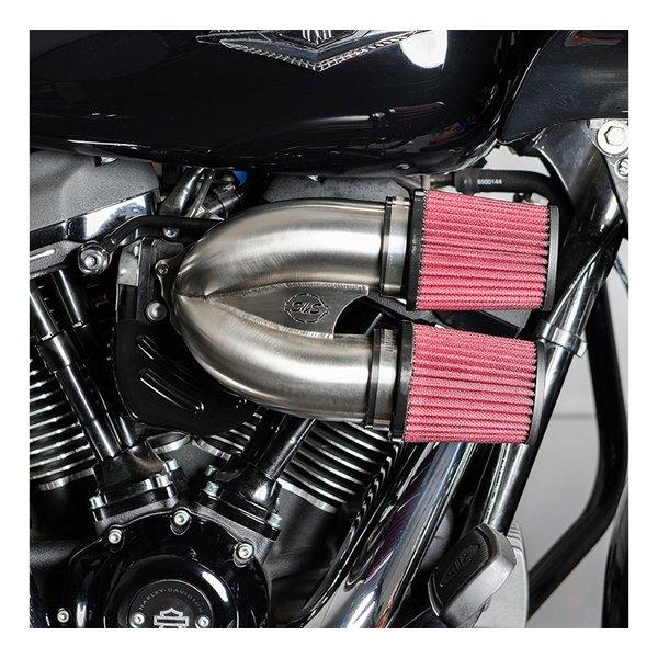 S\u0026S Cycle Inc（エスアンドエスサイクル） チューンドインダクション エアクリーナーキット ステンレス 170-0565A(2625187)_1