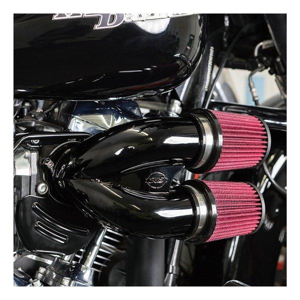 S\u0026S Cycle Inc（エスアンドエスサイクル） チューンドインダクション エアクリーナーキット ブラック 170-0567A(2625189)_2