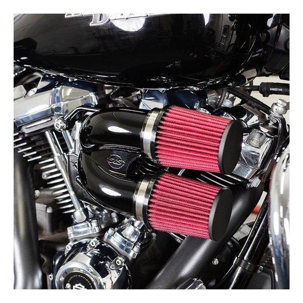 S\u0026S Cycle Inc（エスアンドエスサイクル） チューンドインダクション エアクリーナーキット ブラック 170-0567A(2625189)_3