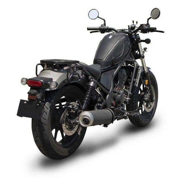 BAGSTER（バグスター） タンクカバー ブラック アタッチメントナシ Rebel250/500 17-23 1814U-ATTLESS(2629445)_1