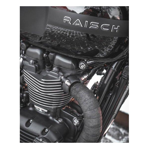 MOTONE CUSTOMS（モートーンカスタムズ） エキゾーストクランプ ステルス 黒いこと MMU526(2635268)