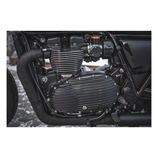 MOTONE CUSTOMS（モートーンカスタムズ） エキゾーストクランプ ステルス 黒いこと MMU526(2635268)
