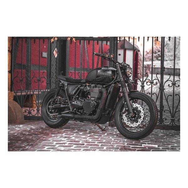 MOTONE CUSTOMS（モートーンカスタムズ） エキゾーストクランプ ステルス 黒いこと MMU526(2635268)