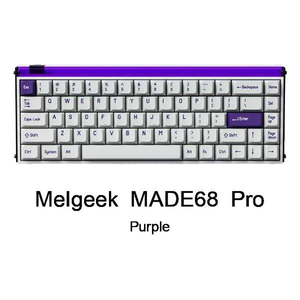 MelGeek メルギーク ラピッドトリガーキーボード MADE68 Pro Purple