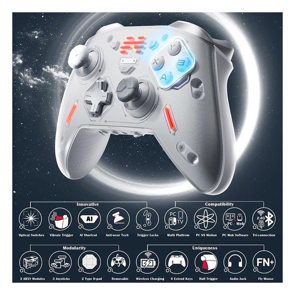 Beitong（ベイトン） Zeus 2 Elite Wireless Controller Gamepad Flagship Version White bt-zeus2-oms-fv-white(2638042)の画像