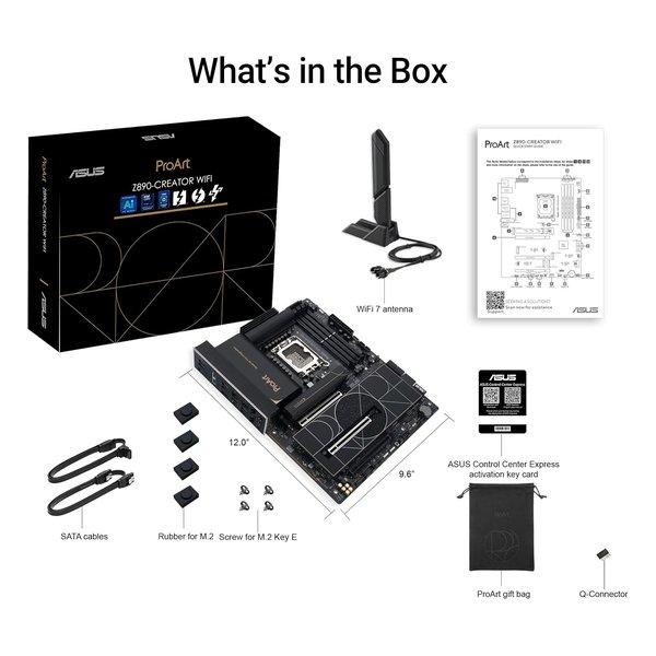 ASUS エイスース Z890 ATXマザーボード ProArt Z890-CREATOR WIFI(2641744)の画像