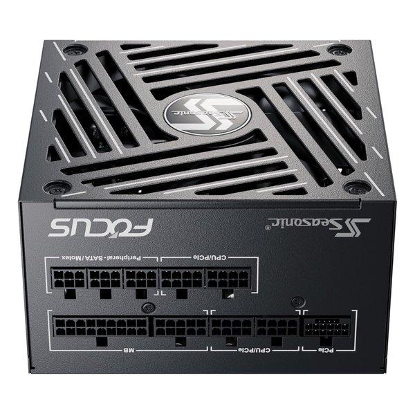 Seasonic シーソニック Focus GX-1000 ATX3 V4 80PLUS GOLD/1000W/ATX3.1&PCIe5.1対応/フルモジュラー/黒 SRP-FGX102-A5A32SF(2641775)の画像