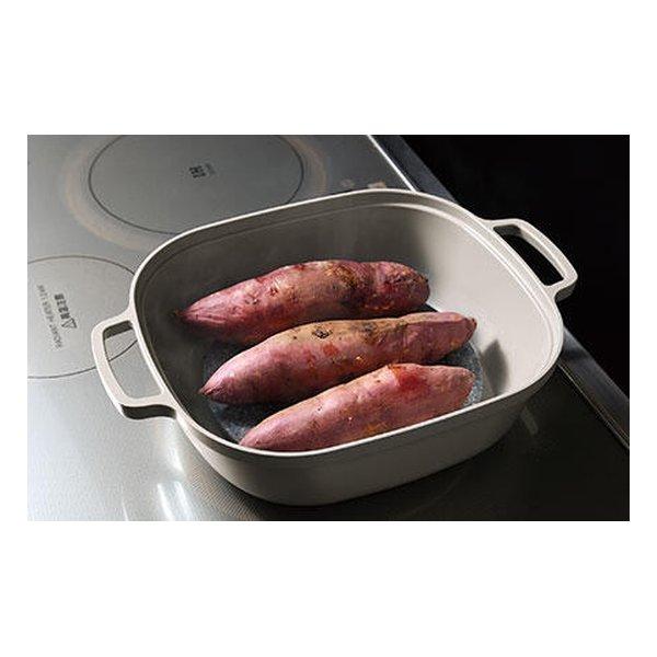 AUX（オークス） 大人の石焼芋 ナチュラルストーングリル ストーンプレート/IH・ガス対応 OTS8400(2641880)の画像