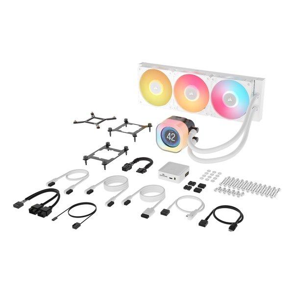 CORSAIR コルセア 水冷一体型CPUクーラー iCUE LINK TITAN 360 RX RGB LCD White 120mmファン3基 CW-9061026-WW(2642924)_17
