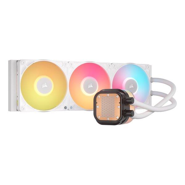 CORSAIR コルセア 水冷一体型CPUクーラー iCUE LINK TITAN 360 RX RGB LCD White 120mmファン3基 CW-9061026-WW(2642924)_2