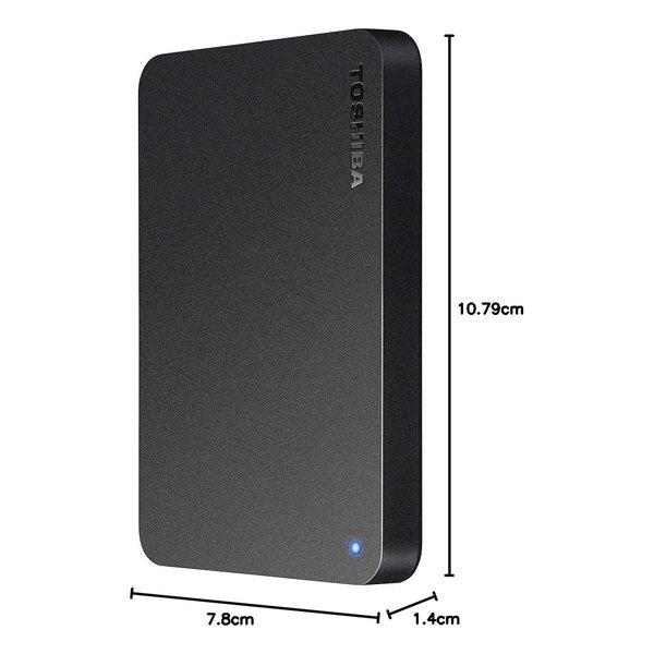 TOSHIBA 東芝 CANVIO BASICS A5 2.0TB Black ポータブルHDD
