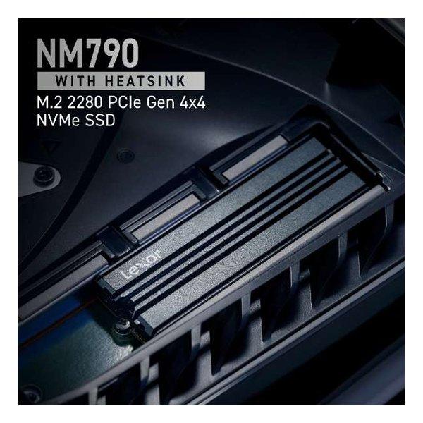 Lexar レキサー NM790 with Heatsink 4TB M.2 2280 PCIe Gen4 NVMe