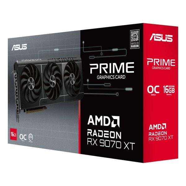 ASUS エイスース Prime Radeon RX 9070 XT OC Edition 16GB GDDR6