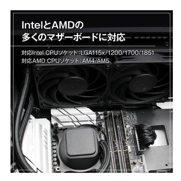 玄人志向 クロウトシコウ 簡易水冷CPUクーラー AIOWC/V2シリーズ 360mm LED無し KURO-AIOWC360/V2(2648953) |  | 09