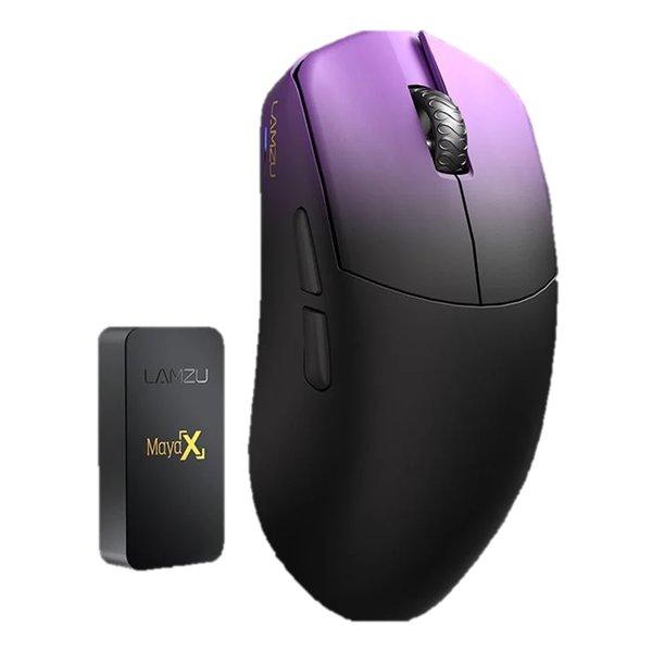 LAMZU（ラムズ） ゲーミングマウス MAYA X Purple Shadow 光学式/2.4