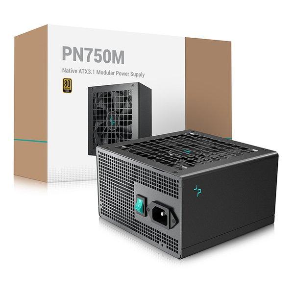 DeepCool PN750M 750W電源ユニット 80PLUS Gold認証 DeepCool（ディープクール） PN750M ブラック 750W電源 80PLUS Gold