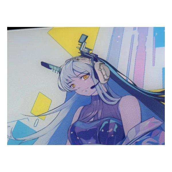 D-glow SHH ガラスマウスパッド D-GLOW ディーグロウ 速-SU- WAIZOWL Limited Ver. ガラス製マウス