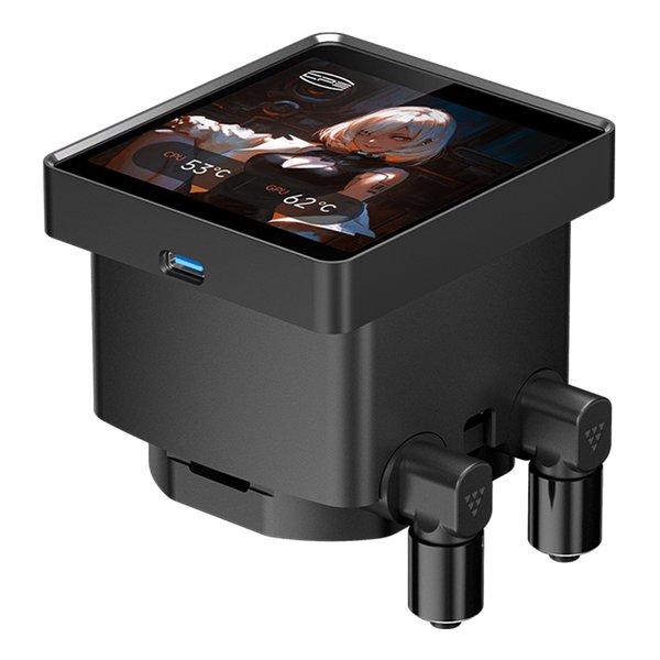 CPS（シーピーエス） 高性能水冷クーラー IPSディスプレイ搭載/ブラック DT360-ARGB-BK(2652331) |  | 02