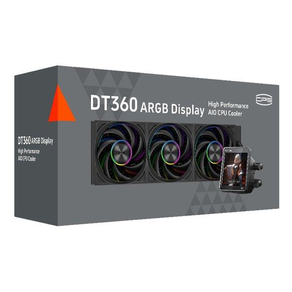 CPS（シーピーエス） 高性能水冷クーラー IPSディスプレイ搭載/ブラック DT360-ARGB-BK(2652331) |  | 07