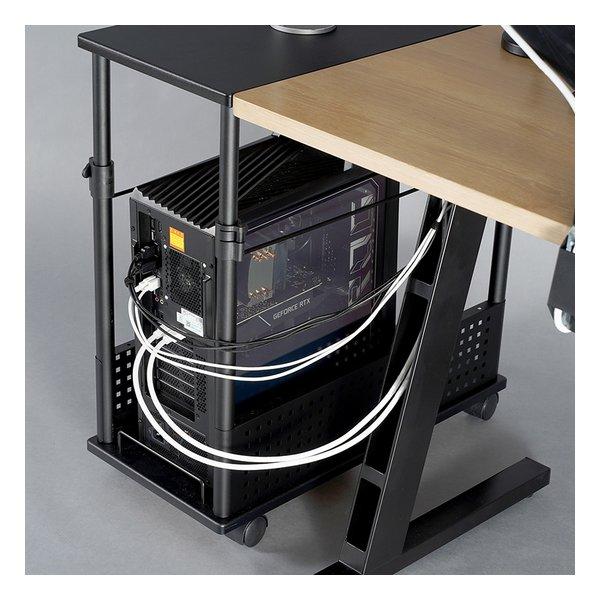 Bauhutte バウヒュッテ ゲーミングデスク ケーブルマスター 天板/幅1200mm/オーク BHD-TB-1200-AK(2648302)_2