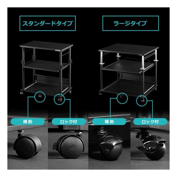 Bauhutte バウヒュッテ 昇降式プリンター台 スタンダードタイプ/幅600mm/ブラック BHS-600P-BK(2466113)_6