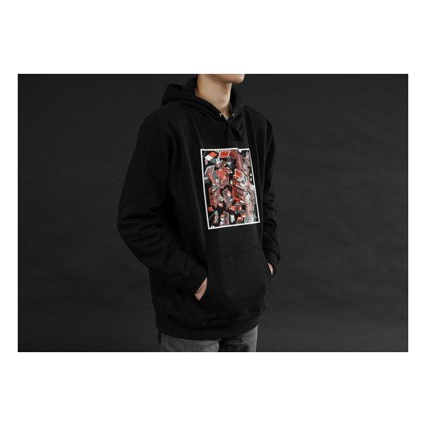 Bauhutte バウヒュッテ アーティストコラボパーカー レッド