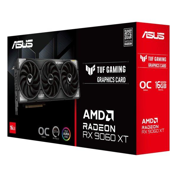 ASUS エイスース TUF Gaming Radeon RX 9060 XT 16GB GDDR6 OC Edition