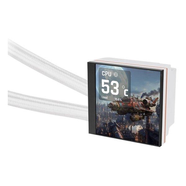 thermaltake サーマルテイク MAGFloe 360 Ultra ARGB Sync AIO Liquid Cooler - Snow Edition ホワイト CL-W433-PL12SW-A(2654637)_1