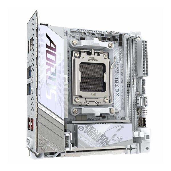 GIGABYTE ギガバイト X870チップセット搭載 Mini-ITX マザーボード ホワイト X870I AORUS PRO ICE(2637912)