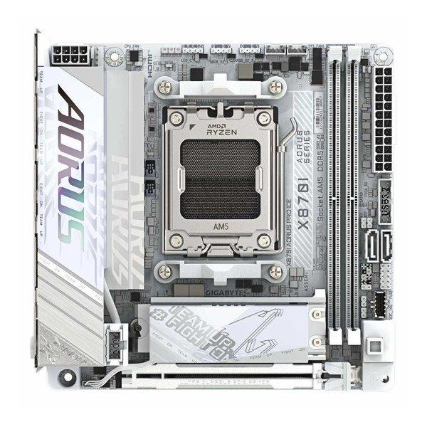 GIGABYTE ギガバイト X870チップセット搭載 Mini-ITX マザーボード ホワイト X870I AORUS PRO ICE(2637912)