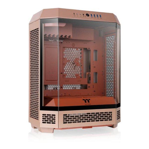 thermaltake サーマルテイク The Tower 600 Gravel Sand 3面強化ガラスパネル採用 八角柱型 ATX PCケース CA-1Z1-00MGWN-00(2654335)_1