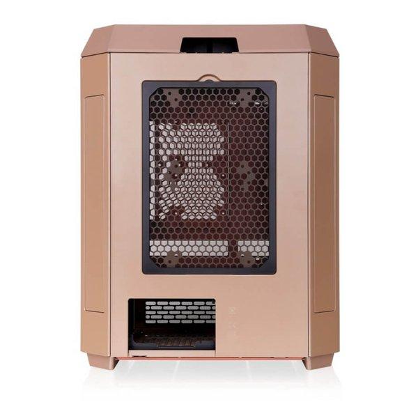 thermaltake サーマルテイク The Tower 600 Gravel Sand 3面強化ガラスパネル採用 八角柱型 ATX PCケース CA-1Z1-00MGWN-00(2654335)_3