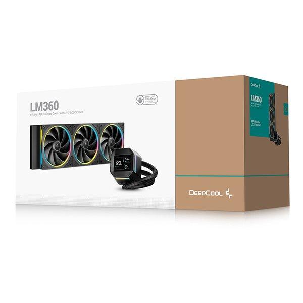DEEPCOOL ディープクール CPUクーラー LM360 2.4インチIPSディスプレイ