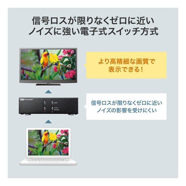 SANWA SUPPLY サンワサプライ ディスプレイ切替器 DVI24pin用 ・2回路 SW-EDV2N2(2663611)_3
