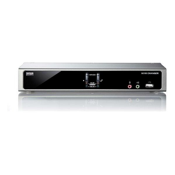 SANWA SUPPLY サンワサプライ デュアルリンクDVI対応パソコン自動切替器 2:1 SW-KVM2HDCN2(2663634)の画像