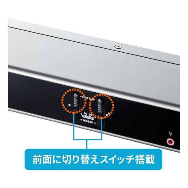 SANWA SUPPLY サンワサプライ デュアルリンクDVI対応パソコン自動切替器 2:1 SW-KVM2HDCN2(2663634)の画像