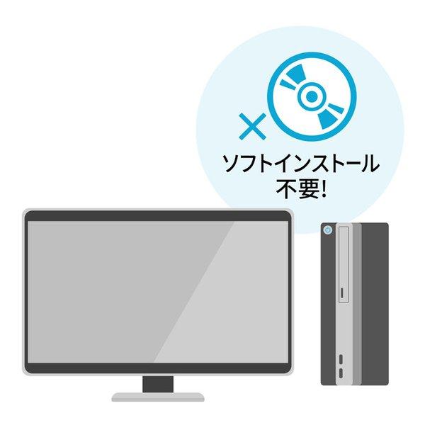 SANWA SUPPLY サンワサプライ デュアルリンクDVI対応パソコン自動切替器 2:1 SW-KVM2HDCN2(2663634)の画像