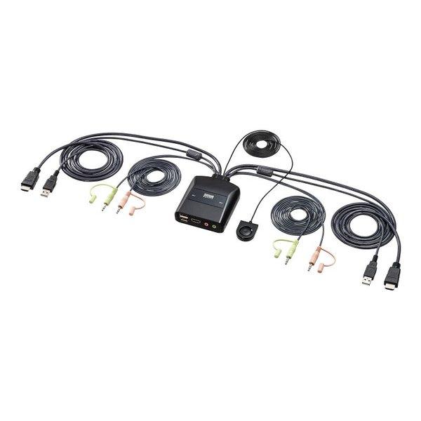 SANWA SUPPLY サンワサプライ 4K対応HDMIパソコン切替器