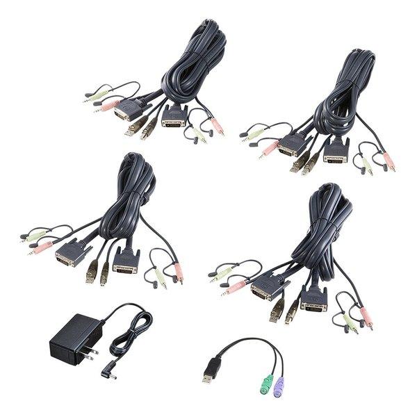 SANWA SUPPLY サンワサプライ パソコン自動切替器 4:1 SWKVM4HDCN(2442669)_3