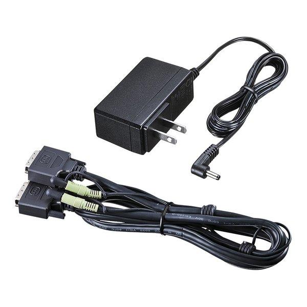 SANWA SUPPLY サンワサプライ DVIディスプレイ分配器 VGADVSP4(2221447)の画像