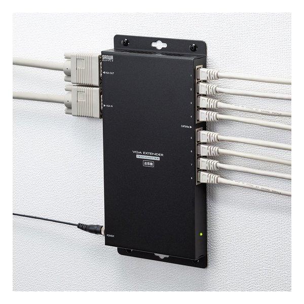 SANWA SUPPLY サンワサプライ ディスプレイエクステンダー 送信機 8分配 VGA-EXL8N(2663670)の画像