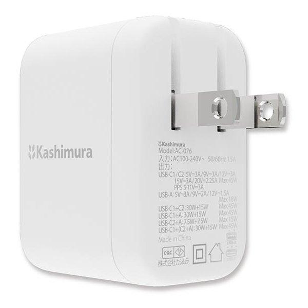 Kashimura カシムラ USB PD対応AC充電器 45W AC-076(2666828) : e-zoa
