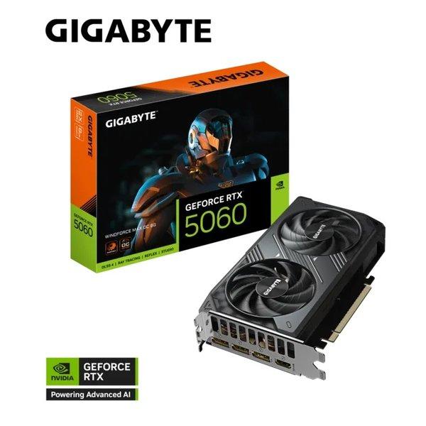 GIGABYTE ギガバイト グラフィックボード GeForce RTX 5060 WINDFORCE